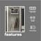Household Essentials Glidez Chrome-Plated Steel 2-Tier Dual-Sliding Storage Organizer